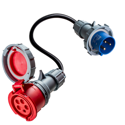 16A 5 poli a 32A 3 poli adattatore CEE