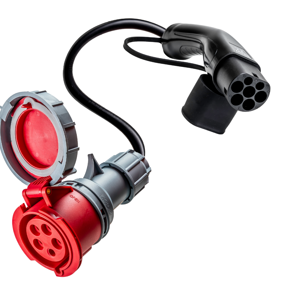 16A 5 poli a Tipo 2 adattatore CEE