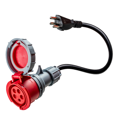 16A 5 poli a tipo J per la Svizzera adattatore CEE