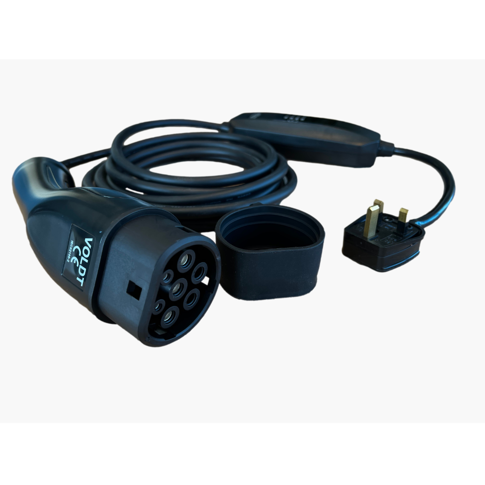 caricabatterie 3 Pin EV granny | Regolabile 8A - 13A | Cavo di ricarica 2,8kW