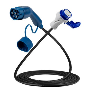 Cavo di ricarica tipo 2 - tipo 3 | modalità 3 | 32a | 22kW