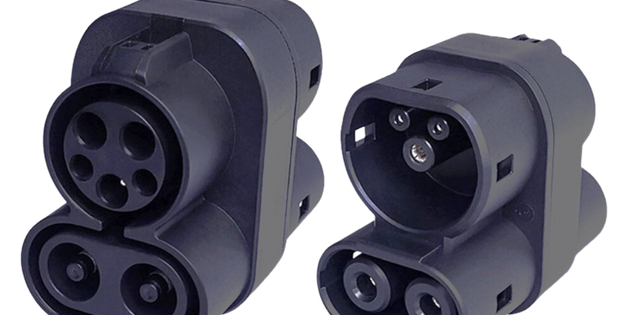 Adattatore di ricarica EV da CCS1 a CCS2