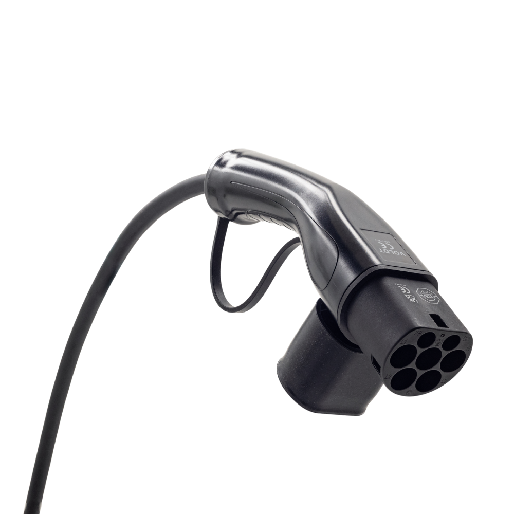 Cavo adattatore tipo 2 (lato stazione di ricarica) su presa commando blu a 3 poli