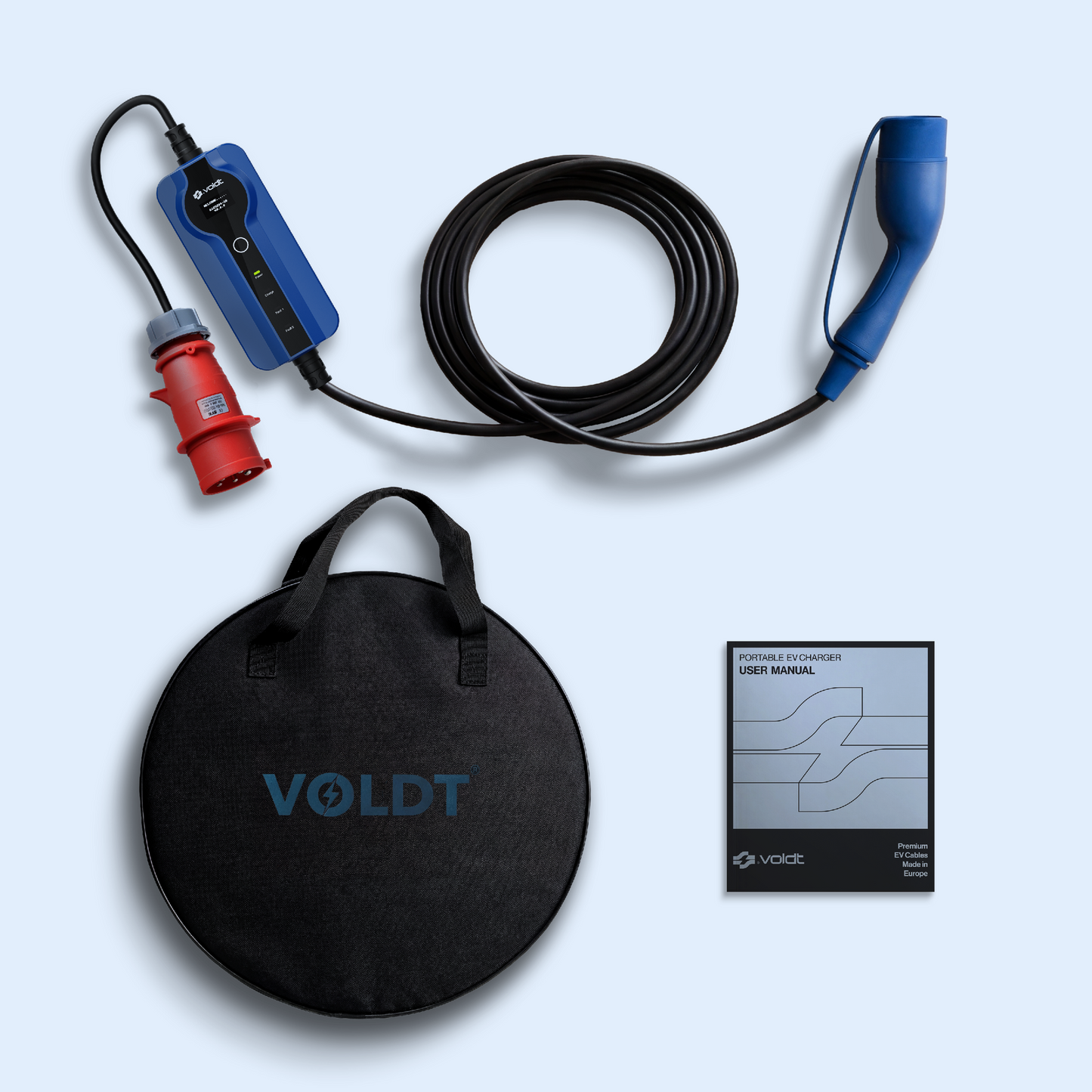 Tipo 2 - CEE | modalità 3 | Cavo di ricarica regolabile 8A - 32a | 22kW