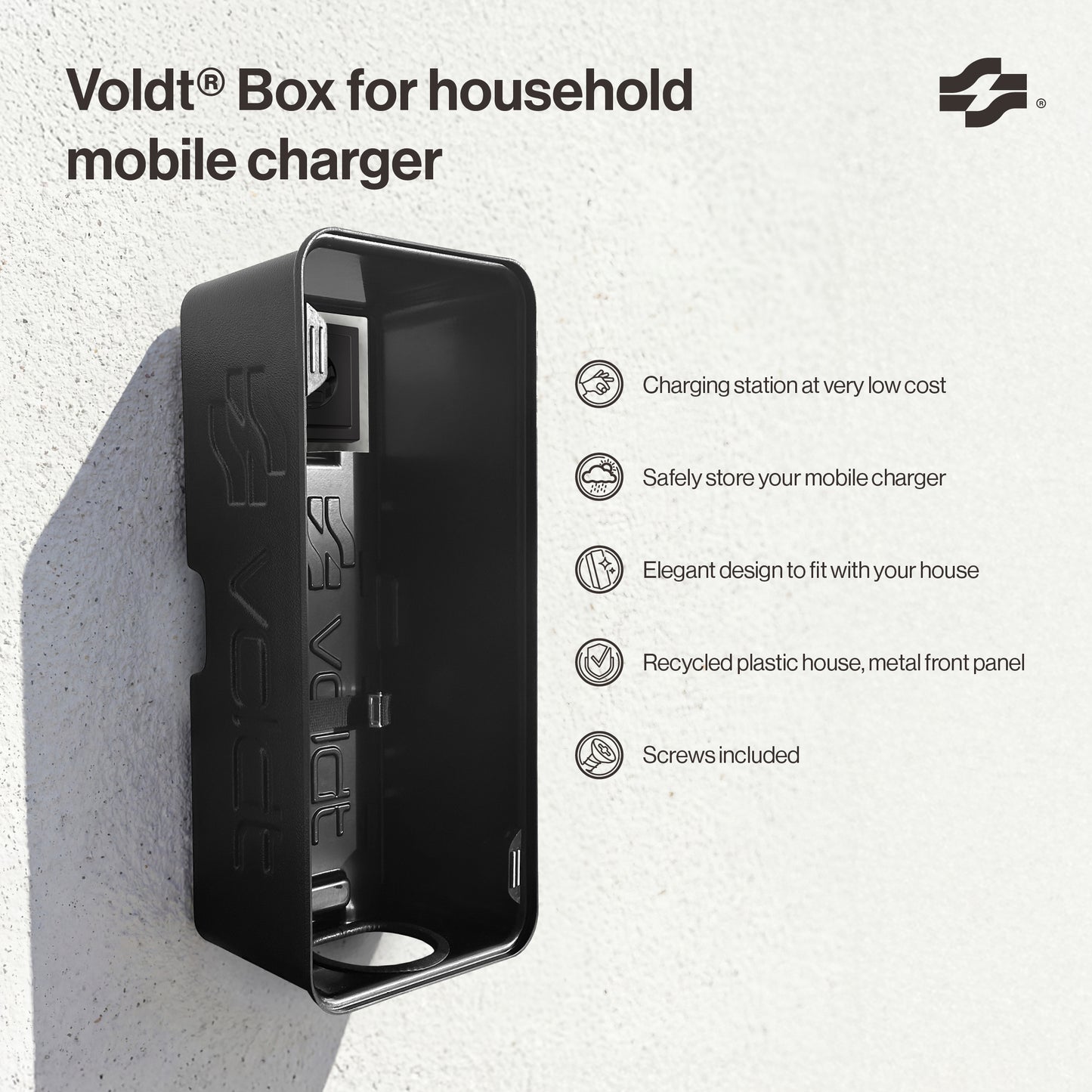 Voldt® Boxx per caricatore mobile domestico