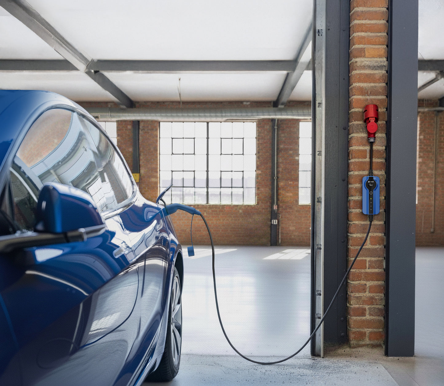 Tipo 2 - CEE | modalità 3 | Cavo di ricarica regolabile 8A - 32a | 22kW