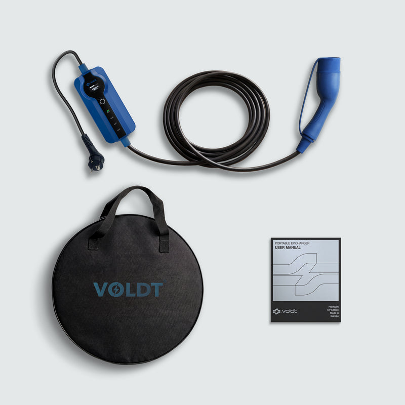 Voldt® Cavo ricarica presa schuko | 8A - 16A | 3,7kW + APP