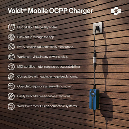 Voldt® Caricatore Mobile OCPP